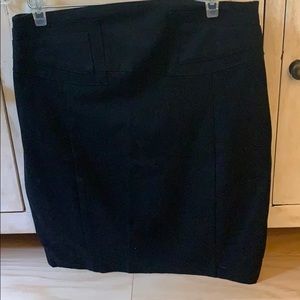 Express Black Business Pencil Skirt